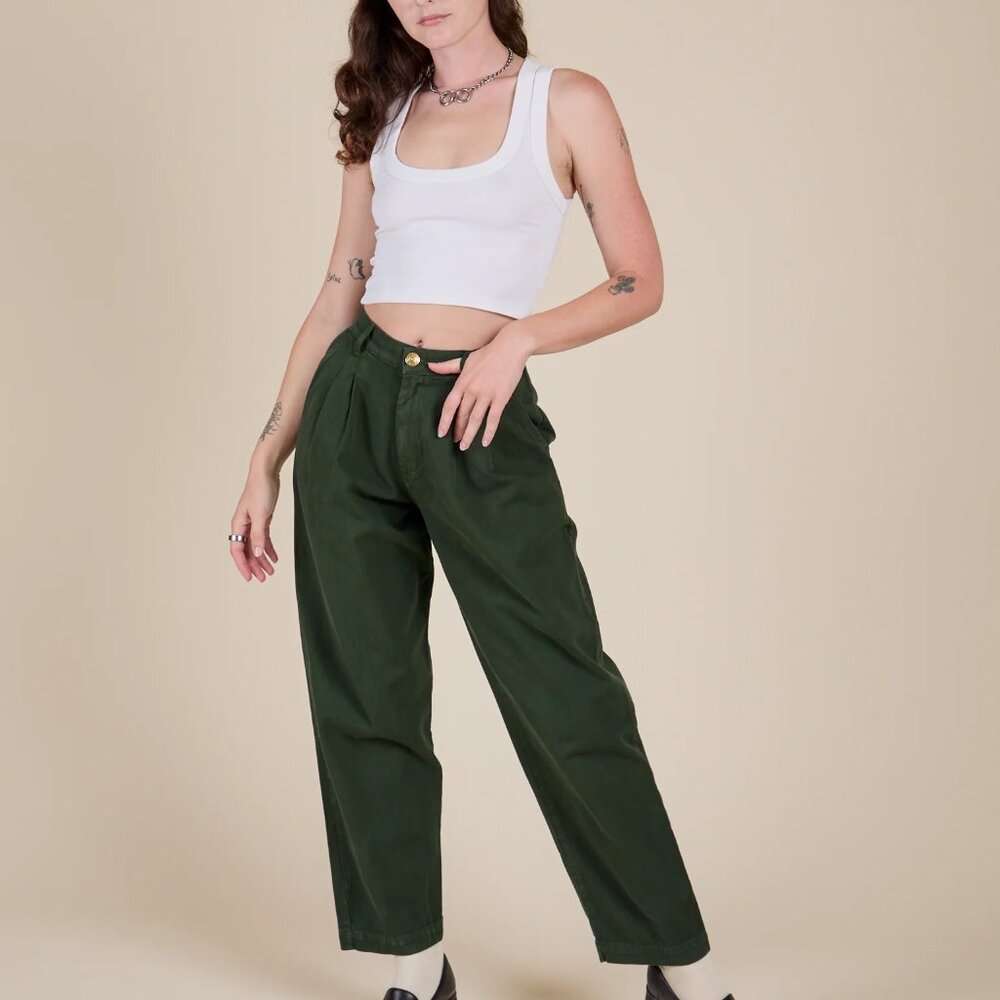 Big Bud Press Trousers - Swamp Green